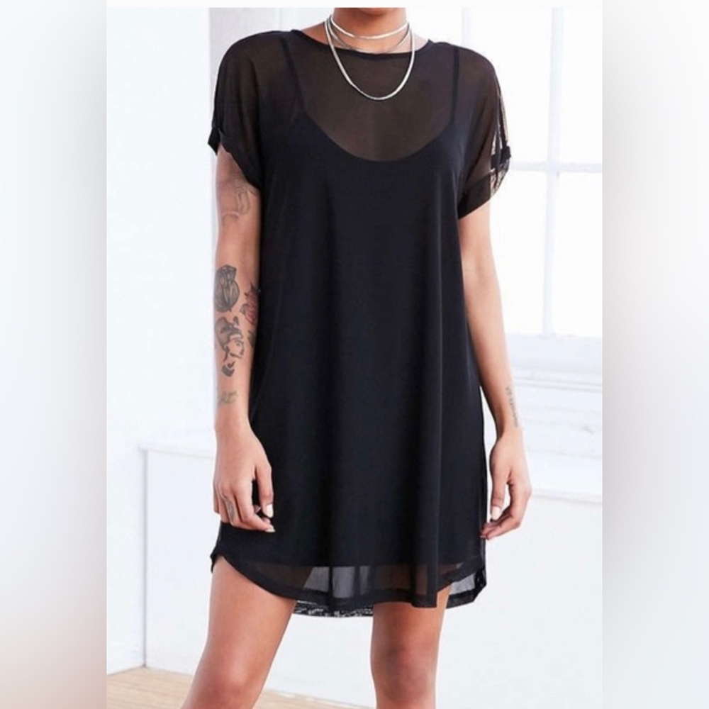 Silence And Noise Mesh Tunuc Size Small In Black - image 2